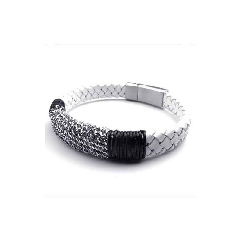 Bracciale In Pelle Di Titanio Di Qualità Affidabile, Dal Design Moderno, Dai Colori Delicati Bracciale In Pelle Di Titanio Di Qualità Affidabile, Dal Design Moderno, Dai Colori Delicati