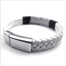 Bracciale In Pelle Di Titanio Di Qualità Affidabile, Dal Design Moderno, Dai Colori Delicati