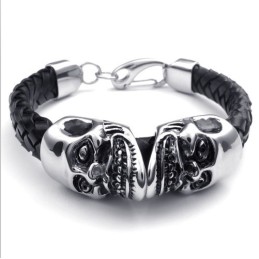 Bracciale In Pelle Di Titanio Di Qualità Affidabile, Dal Design Moderno, Dai Colori Delicati