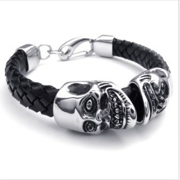 Bracciale In Pelle Di Titanio Di Qualità Affidabile, Dal Design Moderno, Dai Colori Delicati
