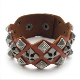 Bracciale In Pelle Di Titanio Di Eccellente Qualità, Dal Design Moderno, Dai Colori Delicati