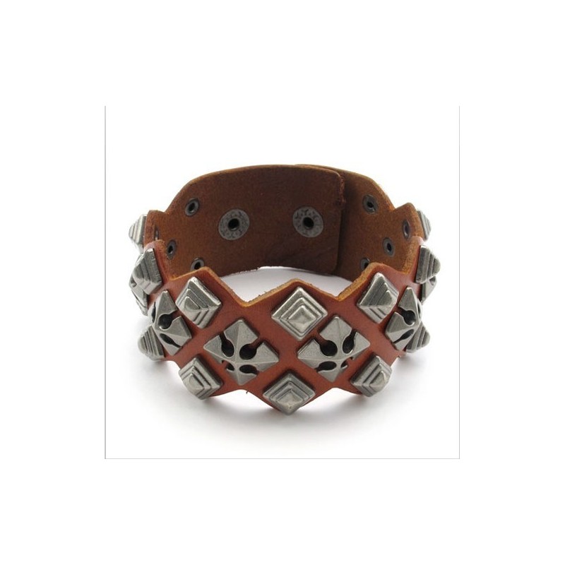 Bracciale In Pelle Di Titanio Di Eccellente Qualità, Dal Design Moderno, Dai Colori Delicati Bracciale In Pelle Di Titanio Di Eccellente Qualità, Dal Design Moderno, Dai Colori Delicati
