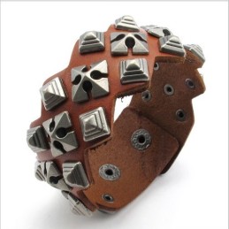 Bracciale In Pelle Di Titanio Di Eccellente Qualità, Dal Design Moderno, Dai Colori Delicati