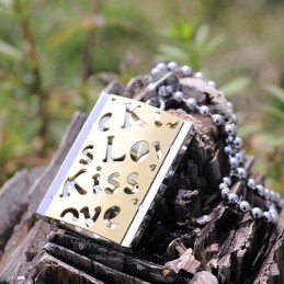 Bacio D'Amore - Regali Per Il Tuo Ragazzo - Collana Con Ciondolo In Titanio