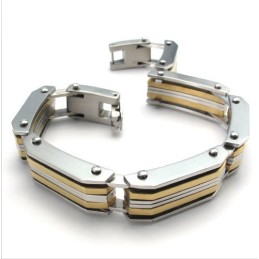 Bracciale In Titanio Di Qualità Stabile E Brillantezza Del Colore, Realizzato Con Maestria.