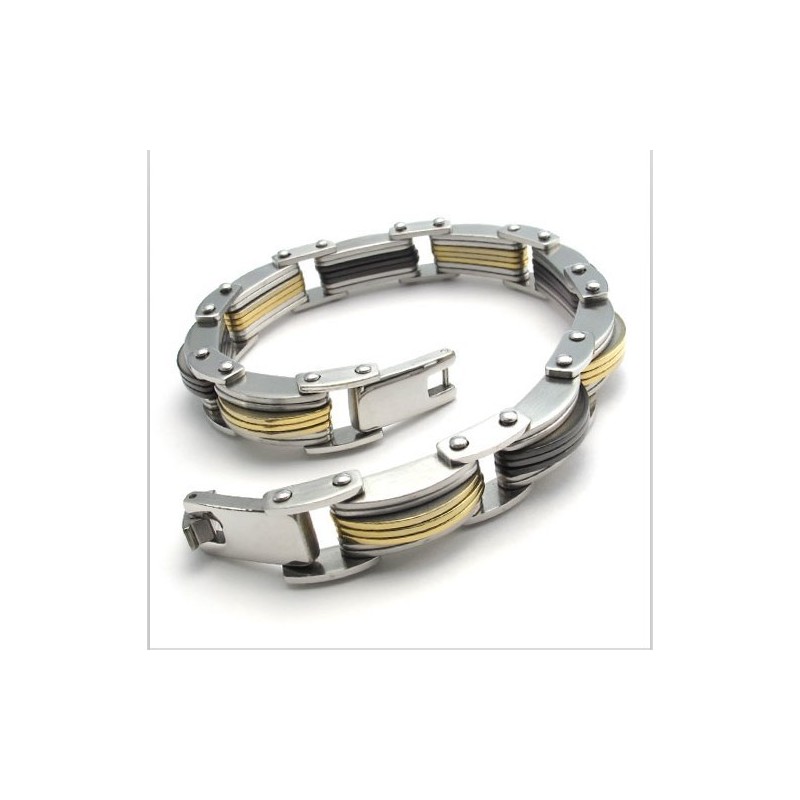 Bracciale In Titanio Di Qualità Stabile E Brillantezza Del Colore, Realizzato Con Maestria. Bracciale In Titanio Di Qualità Stabile E Brillantezza Del Colore, Realizzato Con Maestria.