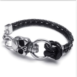 Bracciale In Pelle Di Titanio Di Qualità Stabile, Colori Delicati E Design Abile