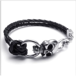Bracciale In Pelle Di Titanio Di Qualità Stabile, Colori Delicati E Design Abile