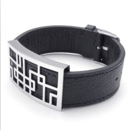 Bracciale In Pelle Di Titanio Di Qualità Affidabile, Dal Design Accattivante E Dai Colori Delicati.