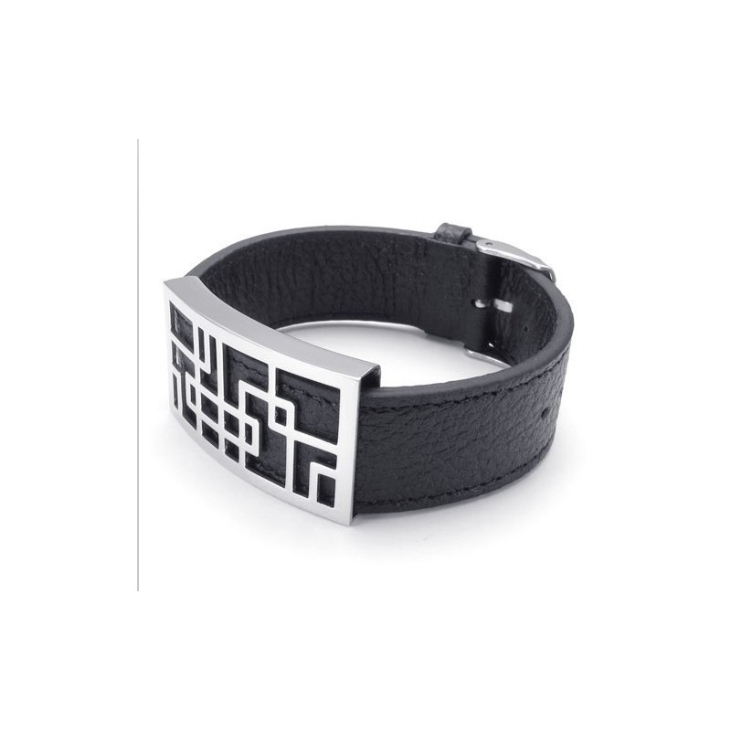 Bracciale In Pelle Di Titanio Di Qualità Affidabile, Dal Design Accattivante E Dai Colori Delicati. Bracciale In Pelle Di Titanio Di Qualità Affidabile, Dal Design Accattivante E Dai Colori Delicati.
