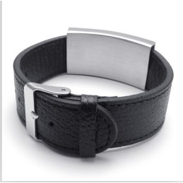 Bracciale In Pelle Di Titanio Di Qualità Affidabile, Dal Design Accattivante E Dai Colori Delicati.