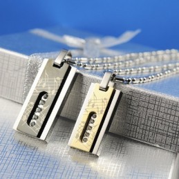 Collane Con Pendenti In Titanio Per Amanti Della Moda E Dello Sposo