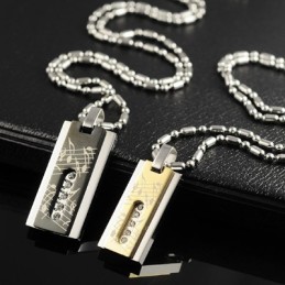 Collane Con Pendenti In Titanio Per Amanti Della Moda E Dello Sposo