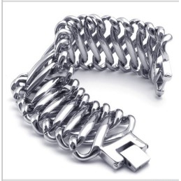 Bracciale In Titanio Di Qualità Affidabile, Forma Elegante E Brillantezza Del Colore