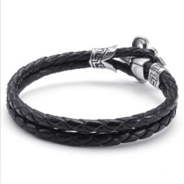 Bracciale In Pelle Di Titanio Di Eccellente Qualità, Colori Delicati E Design Abile