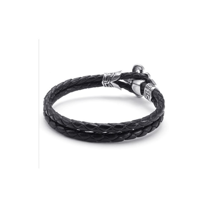 Bracciale In Pelle Di Titanio Di Eccellente Qualità, Colori Delicati E Design Abile Bracciale In Pelle Di Titanio Di Eccellente Qualità, Colori Delicati E Design Abile
