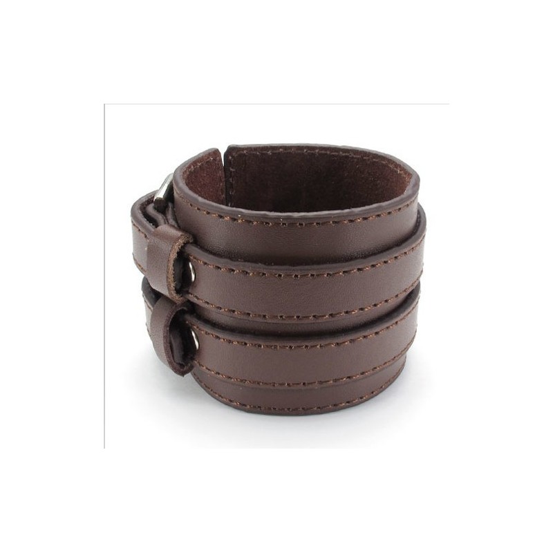 Bracciale In Pelle Di Titanio Di Qualità Eccellente, Colori Delicati E Design Abile Bracciale In Pelle Di Titanio Di Qualità Eccellente, Colori Delicati E Design Abile