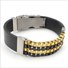 Design Accattivante, Bellissimi Colori, Bracciale In Pelle Di Titanio Di Ottima Qualità
