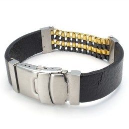 Design Accattivante, Bellissimi Colori, Bracciale In Pelle Di Titanio Di Ottima Qualità