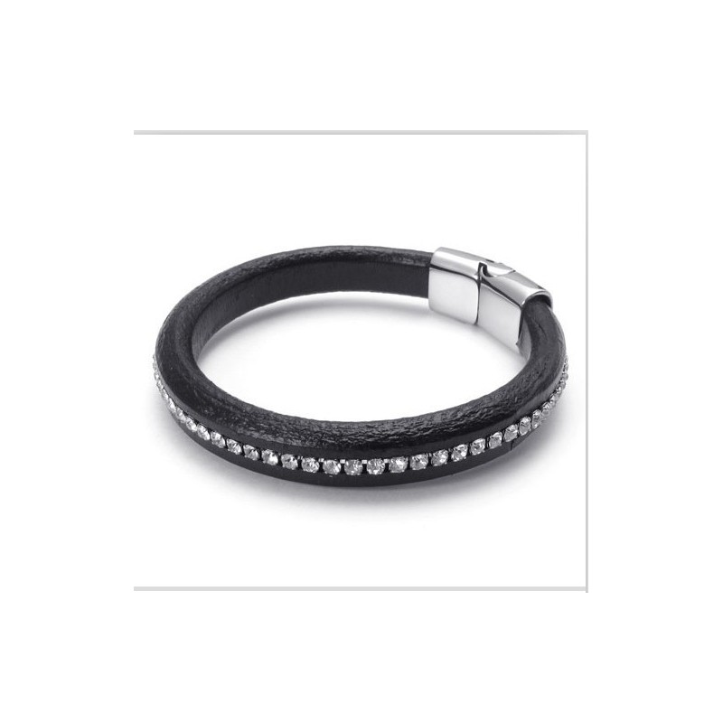 Bracciale In Pelle Di Titanio Di Qualità Stabile, Colori Delicati E Design Abile Bracciale In Pelle Di Titanio Di Qualità Stabile, Colori Delicati E Design Abile