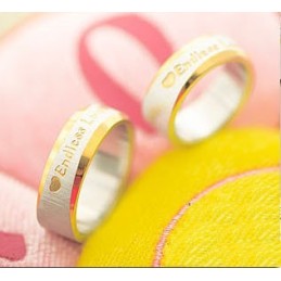 Anello In Titanio Endless Love