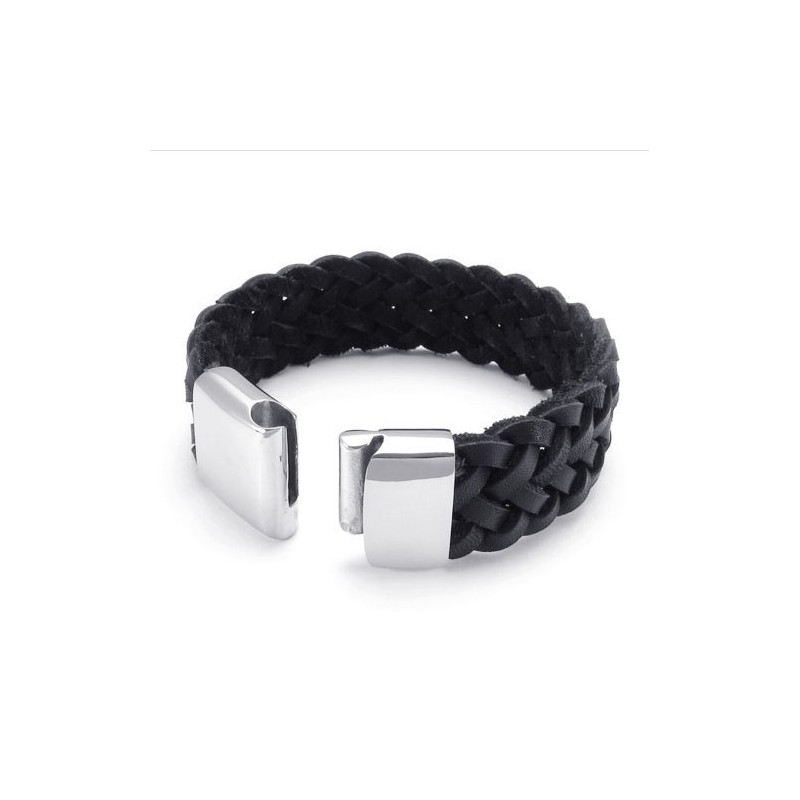 Bracciale In Pelle Di Titanio Di Qualità Stabile, Colori Delicati E Design Abile Bracciale In Pelle Di Titanio Di Qualità Stabile, Colori Delicati E Design Abile