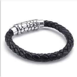 Bracciale In Pelle Di Titanio Di Qualità Affidabile, Dal Design Moderno, Dai Colori Delicati