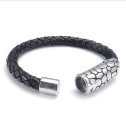 Bracciale In Pelle Di Titanio Di Qualità Affidabile, Dal Design Moderno, Dai Colori Delicati