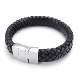 Bracciale In Pelle Di Titanio Di Qualità Stabile, Colori Delicati E Design Abile