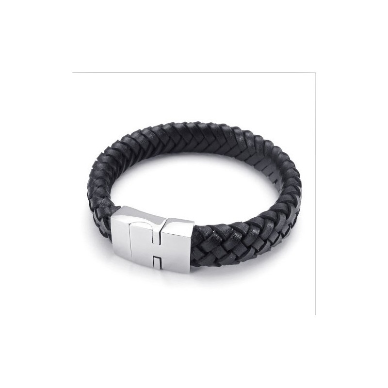 Bracciale In Pelle Di Titanio Di Qualità Stabile, Colori Delicati E Design Abile Bracciale In Pelle Di Titanio Di Qualità Stabile, Colori Delicati E Design Abile