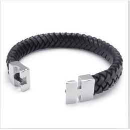 Bracciale In Pelle Di Titanio Di Qualità Stabile, Colori Delicati E Design Abile