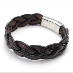 Bracciale In Pelle Di Titanio Di Qualità Stabile, Colori Delicati E Design Abile
