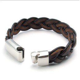 Bracciale In Pelle Di Titanio Di Qualità Stabile, Colori Delicati E Design Abile