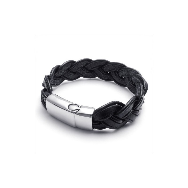 Bracciale In Pelle Di Titanio Di Qualità Stabile, Colori Delicati E Design Abile Bracciale In Pelle Di Titanio Di Qualità Stabile, Colori Delicati E Design Abile