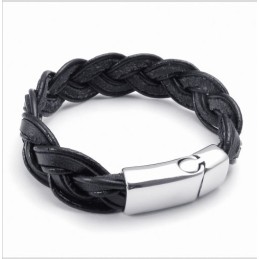 Bracciale In Pelle Di Titanio Di Qualità Stabile, Colori Delicati E Design Abile