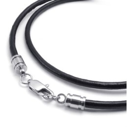 Collana In Pelle Di Titanio Di Eccellente Qualità, Colori Delicati E Design Abile