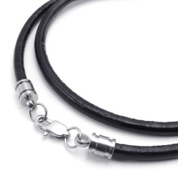 Collana In Pelle Di Titanio Di Eccellente Qualità, Colori Delicati E Design Abile