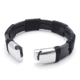 Bracciale In Pelle Di Titanio Di Qualità Affidabile, Colori Delicati E Design Abile