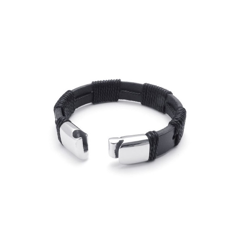 Bracciale In Pelle Di Titanio Di Qualità Affidabile, Colori Delicati E Design Abile Bracciale In Pelle Di Titanio Di Qualità Affidabile, Colori Delicati E Design Abile