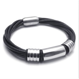 Bracciale In Pelle Di Titanio Di Qualità Affidabile, Colori Delicati E Lavorazione Artigianale