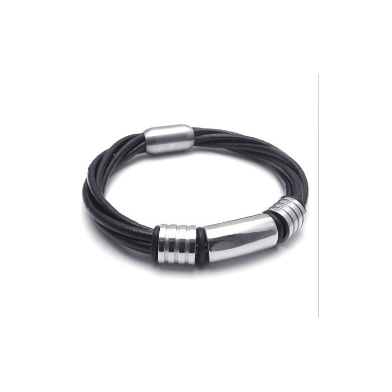 Bracciale In Pelle Di Titanio Di Qualità Affidabile, Colori Delicati E Lavorazione Artigianale Bracciale In Pelle Di Titanio Di Qualità Affidabile, Colori Delicati E Lavorazione Artigianale