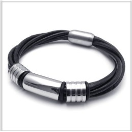 Bracciale In Pelle Di Titanio Di Qualità Affidabile, Colori Delicati E Lavorazione Artigianale