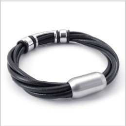 Bracciale In Pelle Di Titanio Di Qualità Affidabile, Colori Delicati E Design Abile