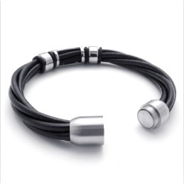 Bracciale In Pelle Di Titanio Di Qualità Affidabile, Colori Delicati E Design Abile