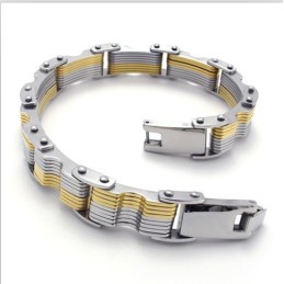 Bracciale In Titanio Di Qualità Stabile E Brillantezza Del Colore Finemente Lavorato