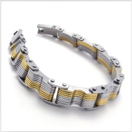 Bracciale In Titanio Di Qualità Stabile E Brillantezza Del Colore Finemente Lavorato