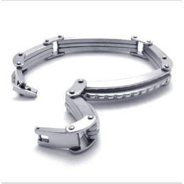 Bracciale In Titanio Di Qualità Affidabile, Dal Design Accattivante E Dai Colori Delicati.