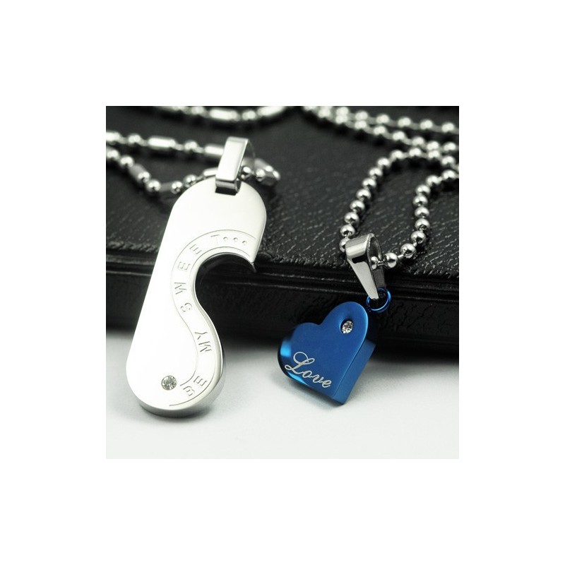 Collana Con Ciondolo In Titanio "Sii Il Mio Dolce Amore" Per Gli Amanti Dei Dolci Collana Con Ciondolo In Titanio "Sii Il Mio Dolce Amore" Per Gli Amanti Dei Dolci