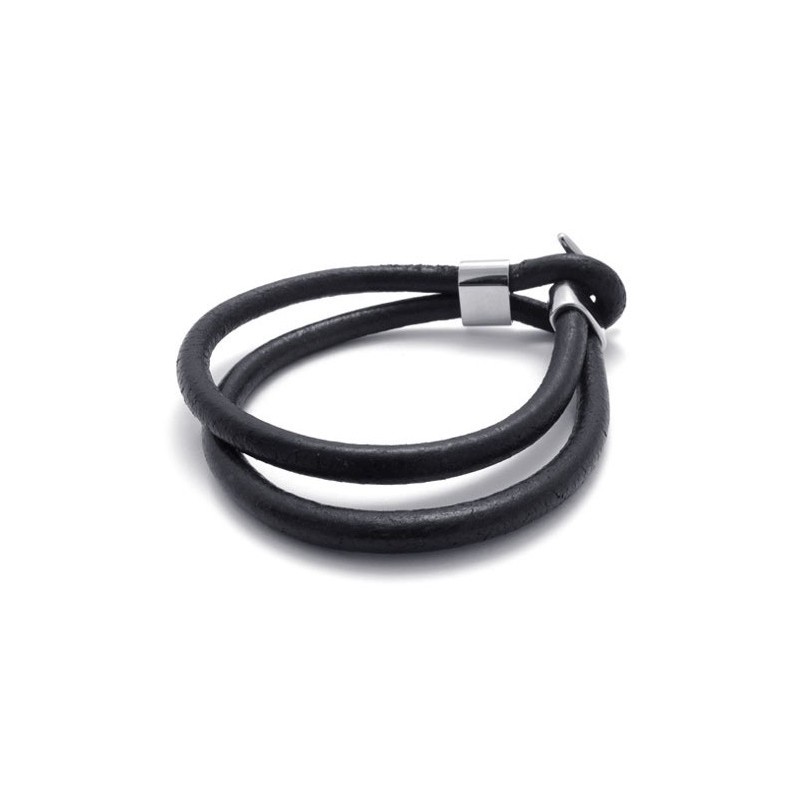 Bracciale In Pelle Di Titanio Di Qualità Affidabile, Colori Delicati E Lavorazione Artigianale Bracciale In Pelle Di Titanio Di Qualità Affidabile, Colori Delicati E Lavorazione Artigianale