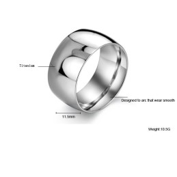 Anello Maschile In Titanio Completo Nelle Specifiche